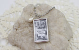 As Long As Our Alibis Match Soldered Art Jewelry Charm or Necklace