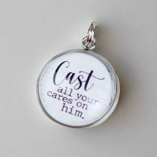 Cast All Your Cares Charm - Jennifer Dahl Designs