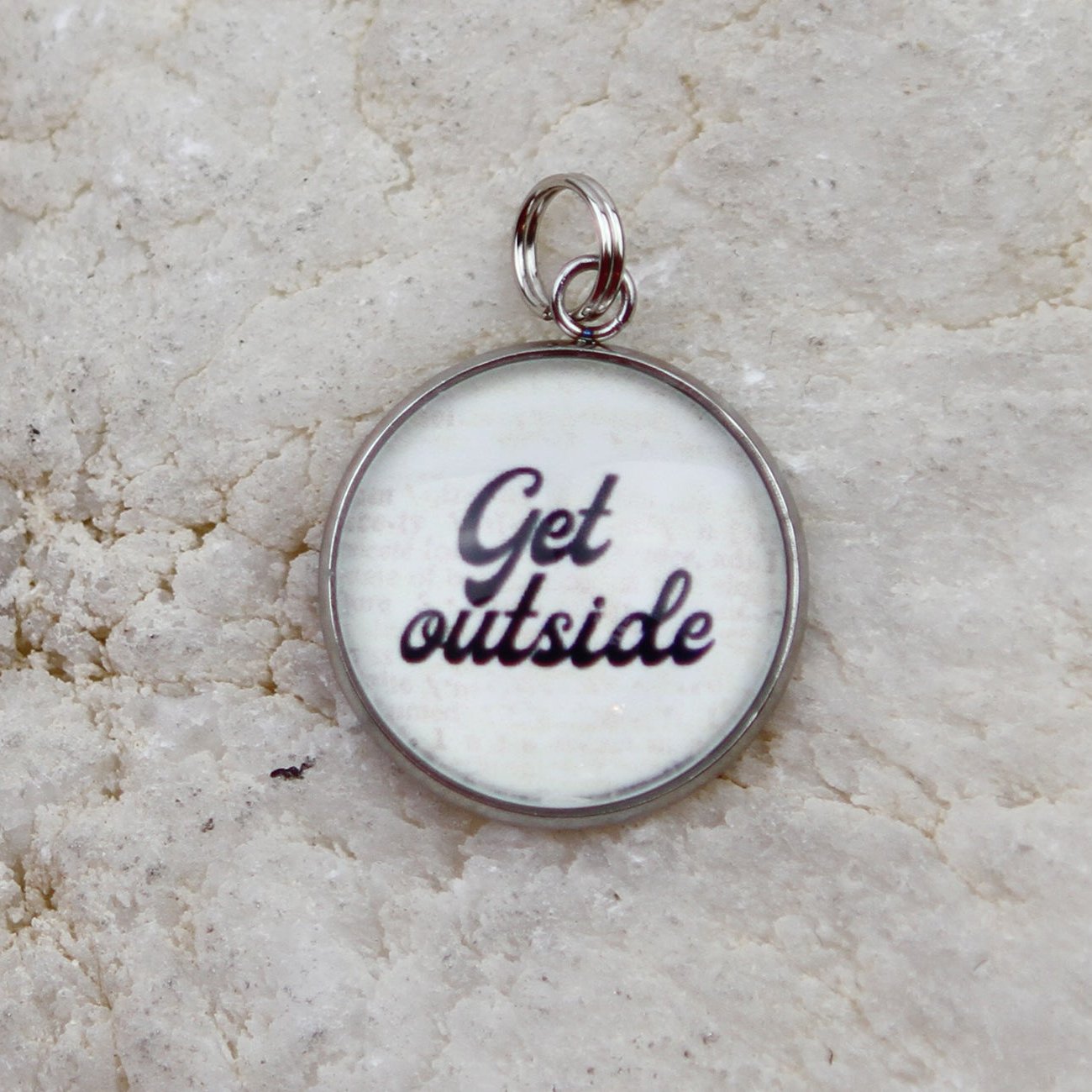 Get Outside Bubble Charm