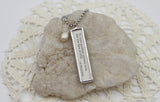 Les Miserables Book Quote Soldered Art Jewelry Charm or Necklace