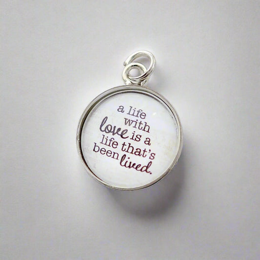 A Life With Love Bubble Charm