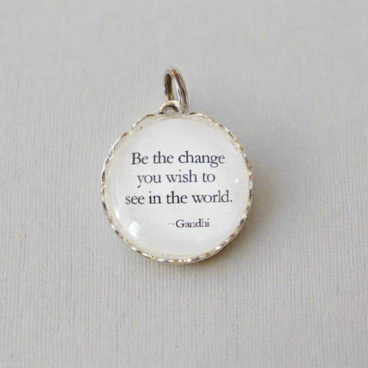 Be The Change Bubble Charm - Jennifer Dahl Designs