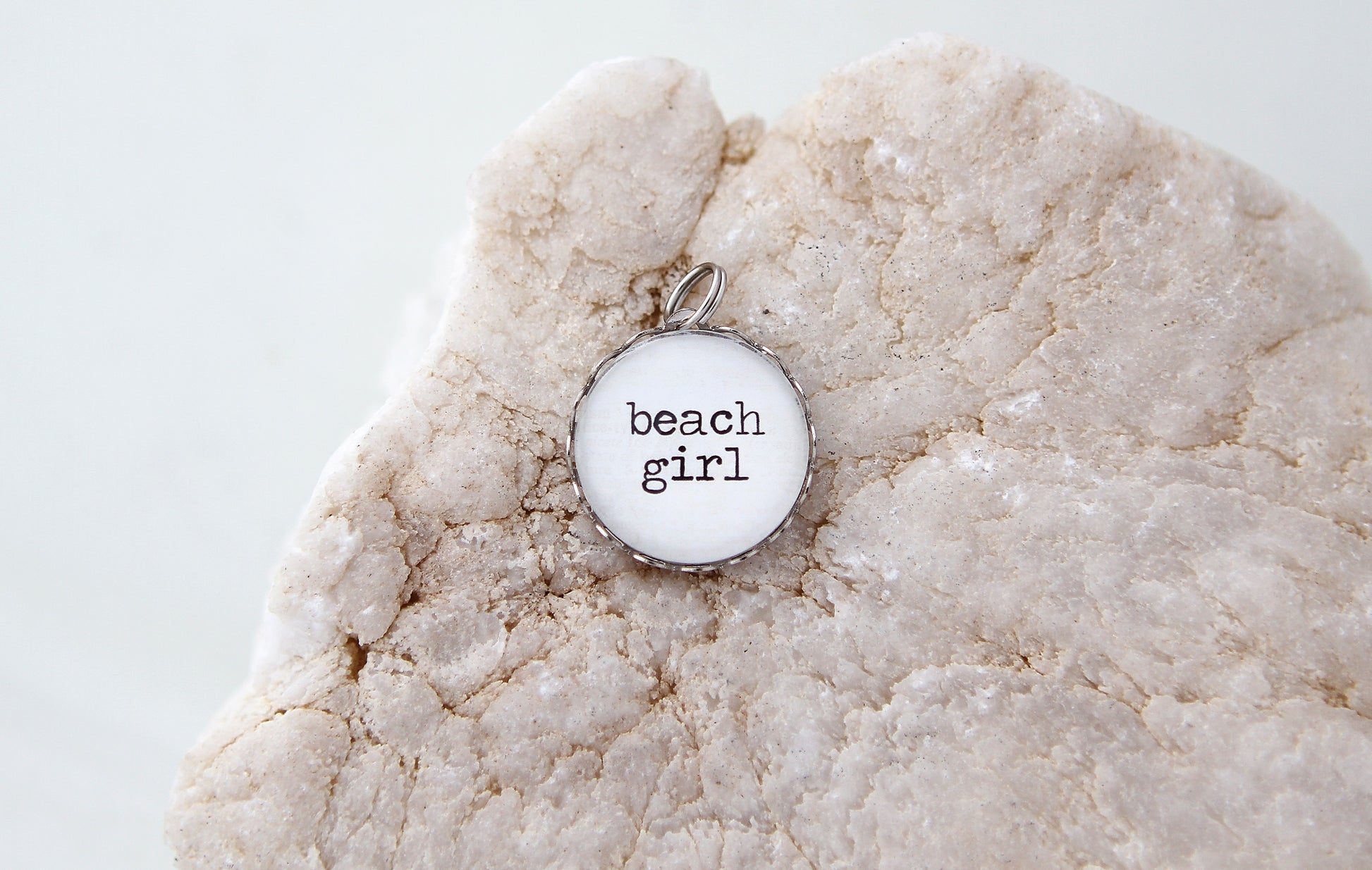 Beach Girl Bubble Charm - Jennifer Dahl Designs