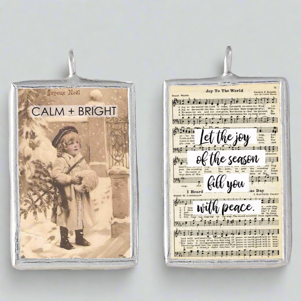 Calm and Bright Holiday Charm - Jennifer Dahl Designs