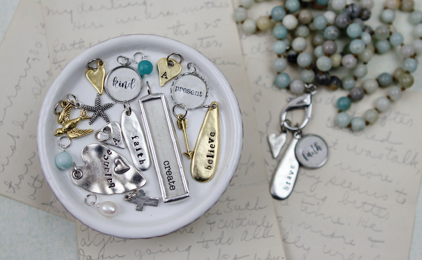 Custom Oval Word Charm