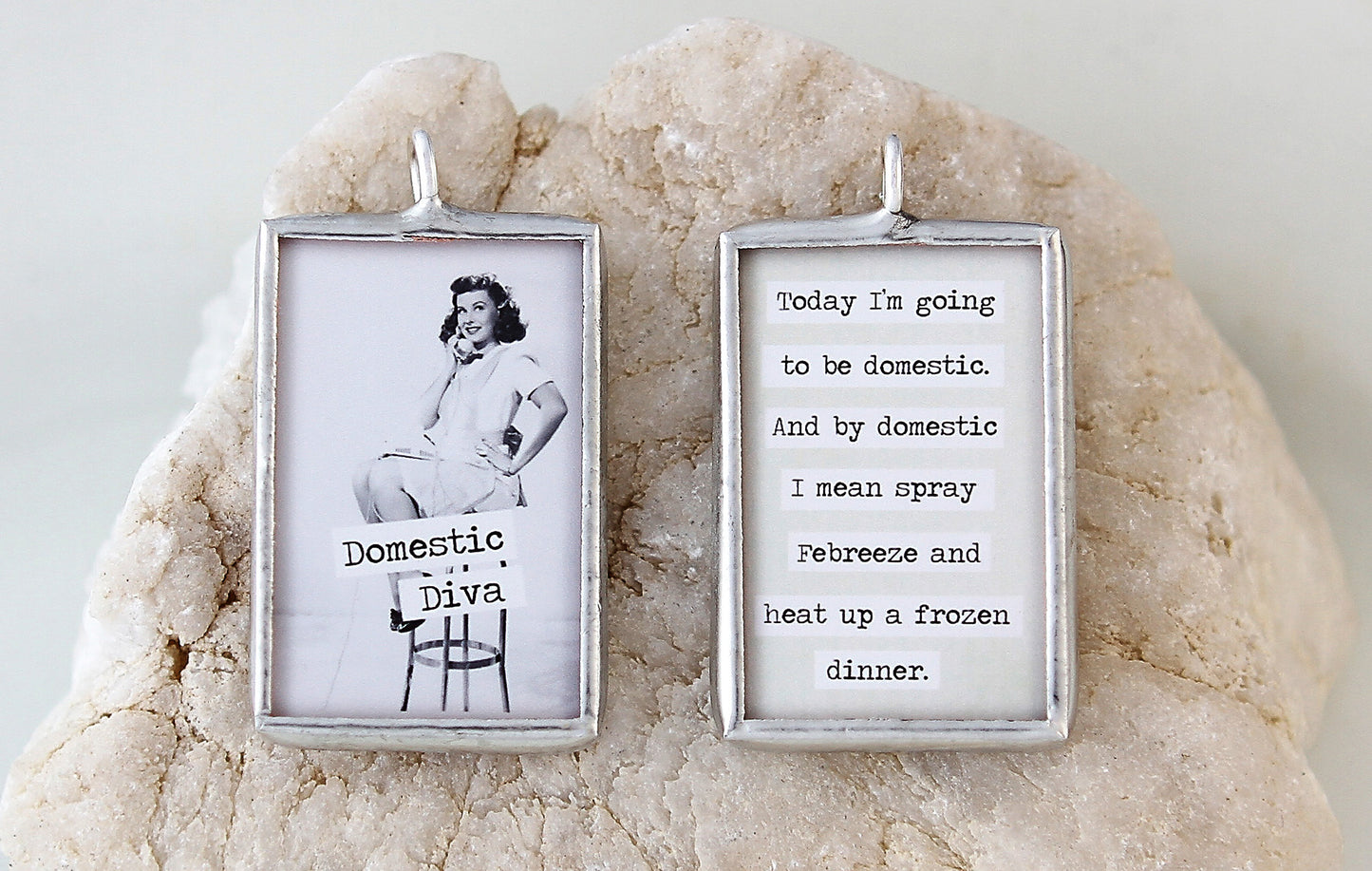 Domestic Diva Soldered Art Charm