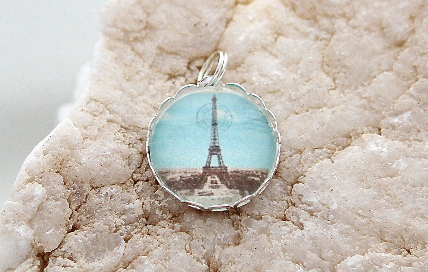 Eiffel Tower Color Bubble Charm - Jennifer Dahl Designs