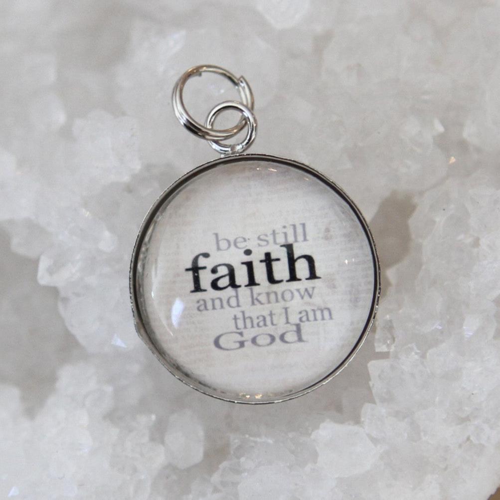 Faith Bubble Charm - Jennifer Dahl Designs