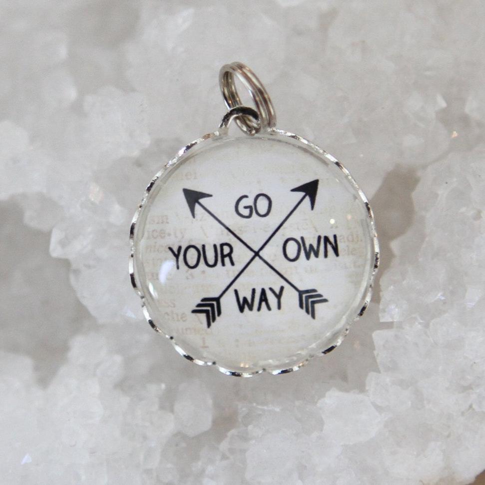 Go Your Own Way Bubble Charm - Jennifer Dahl Designs