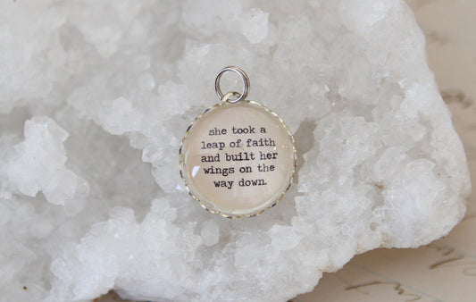 Leap of Faith Bubble Charm - Jennifer Dahl Designs