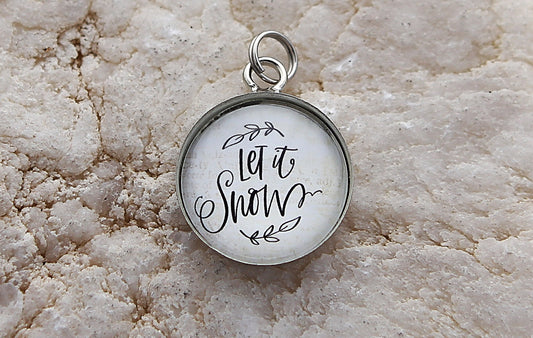 Let it Snow Bubble Charm Jewelry