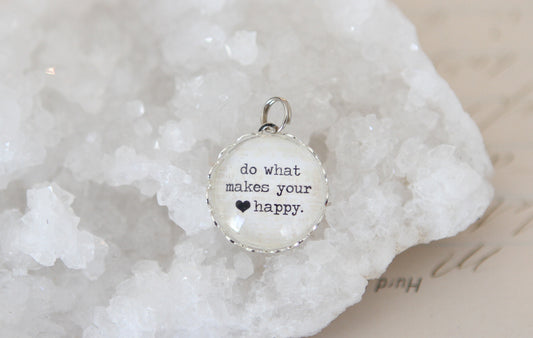 Make Your Heart Happy Bubble Charm - Jennifer Dahl Designs