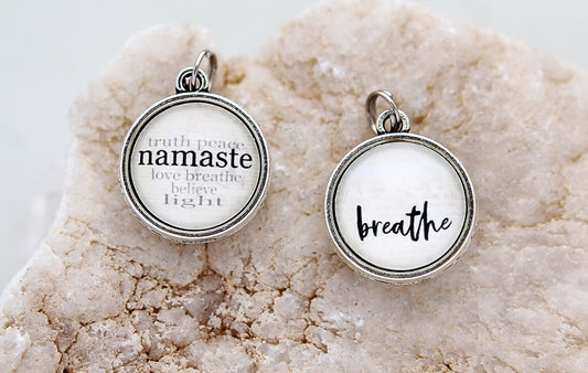 Namaste Double Bubble Charm