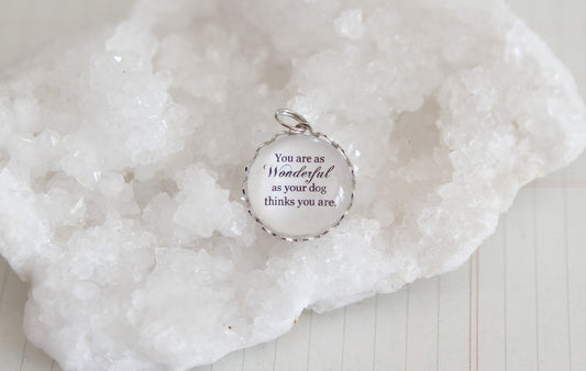 Wonderful Dog Bubble Charm - Jennifer Dahl Designs