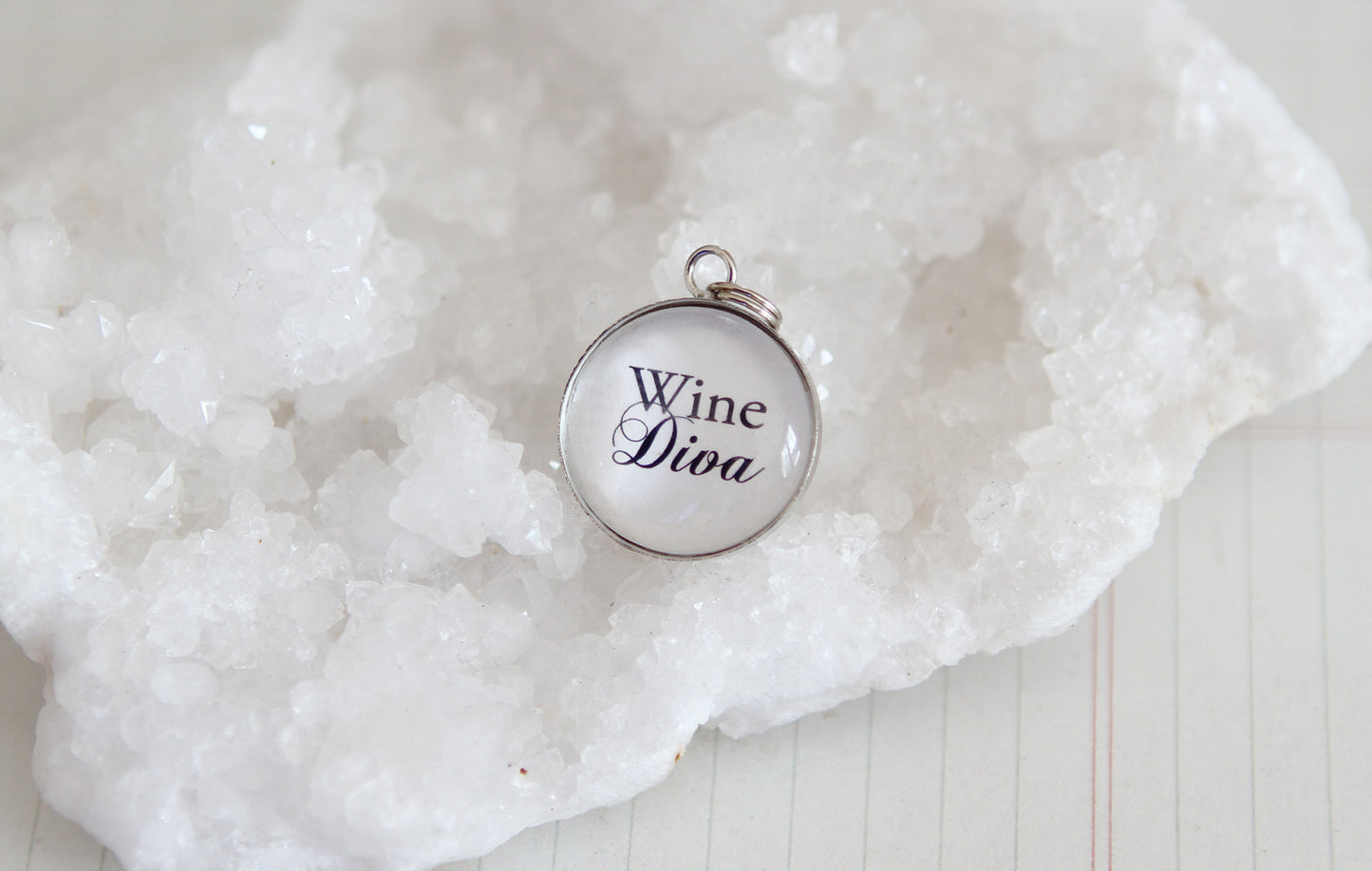 Wine Diva Bubble Charm - Jennifer Dahl Designs