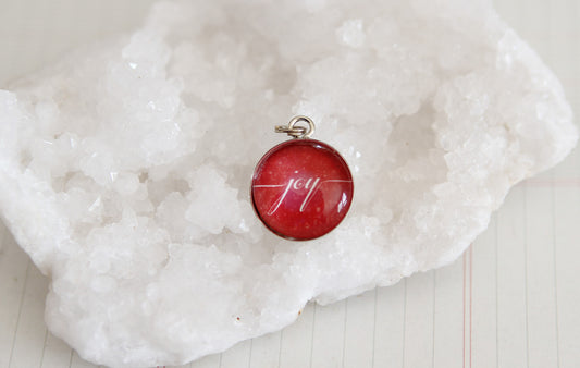 Red Joy Bubble Charm - Jennifer Dahl Designs