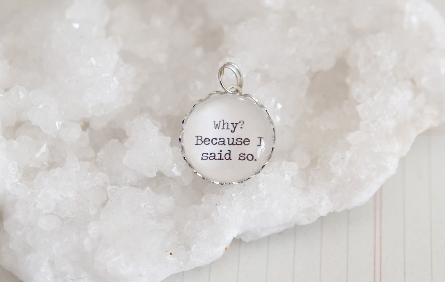 Why? Bubble Charm - Jennifer Dahl Designs