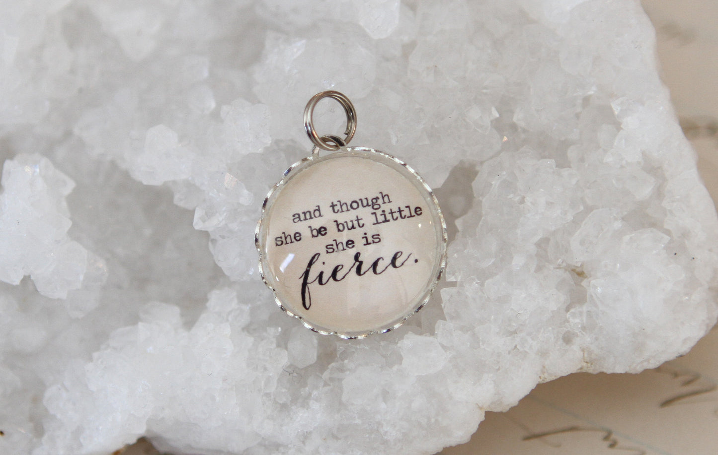 She Is Fierce Bubble Charm - Jennifer Dahl Designs