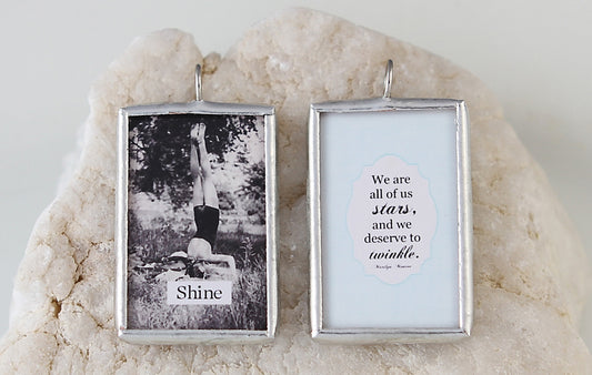 Shine Soldered Art Charm