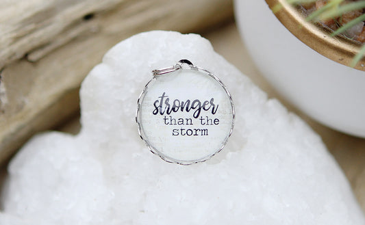 Stronger Than The Storm Bubble Charm